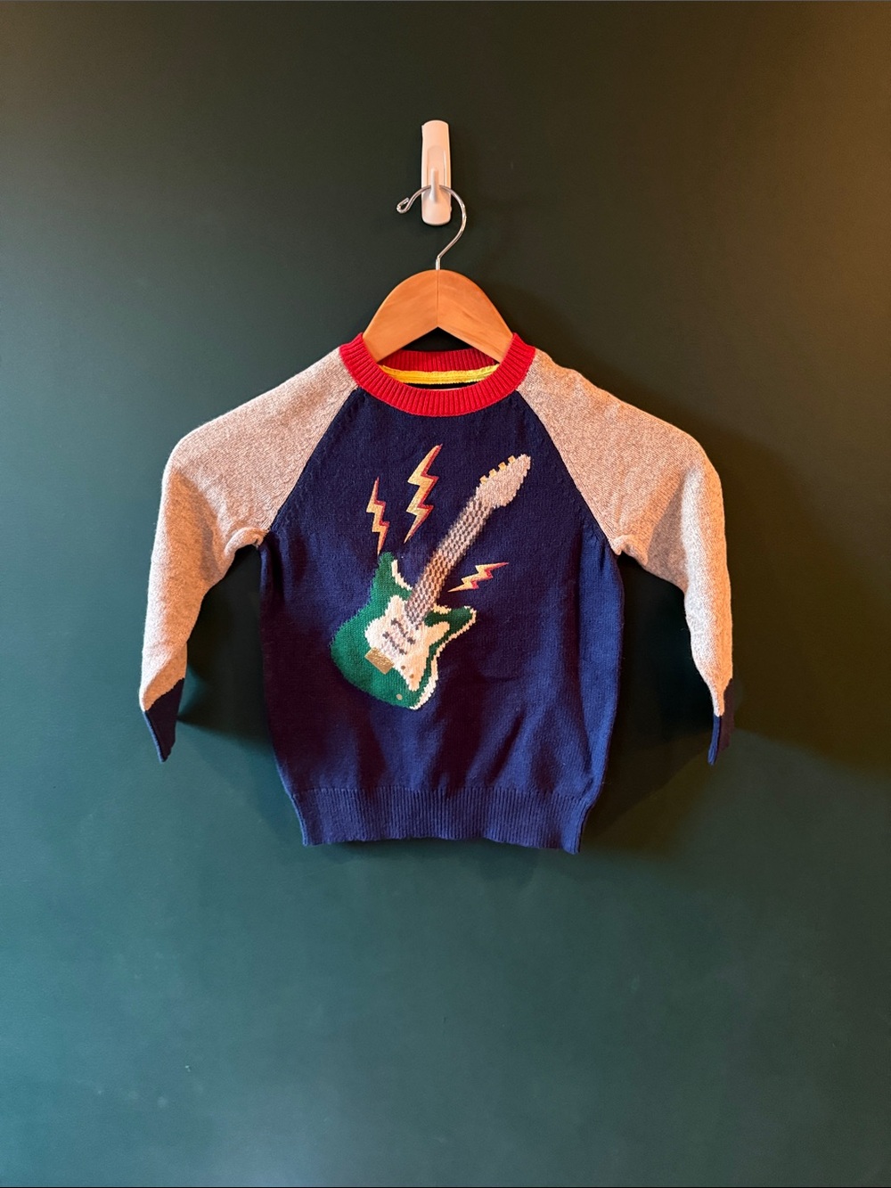 🎸 Mini Boden Guitar Sweater – NEW WITH TAGS